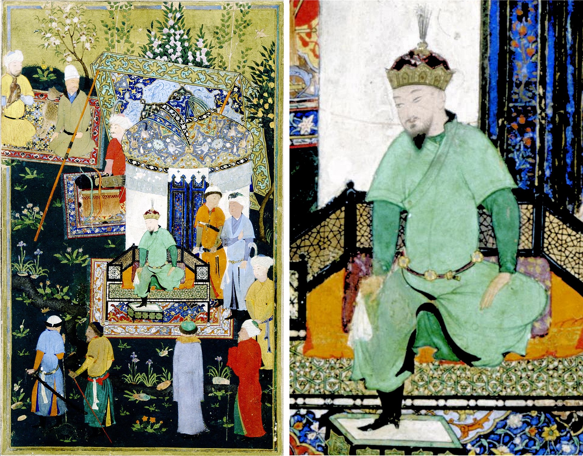 1920px-Depiction_of_Timur_granting_audience_on_the_occasion_of_his_accession,_in_the_near_contemporary_Zafarnama_(1424-1428),_1467_edition